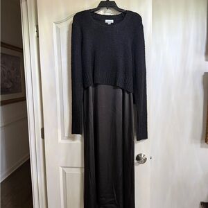 Calvin Klein Black Long Sleeve Dress